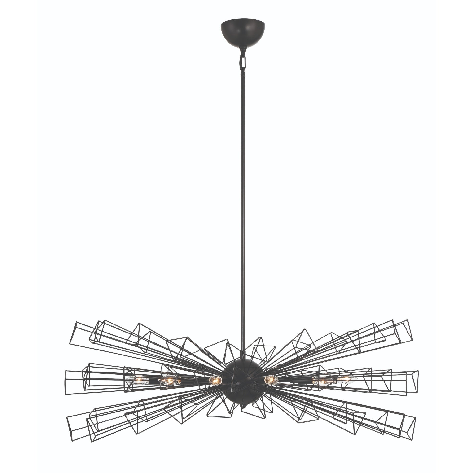 Eurofase 46761-019 Dendelio LED Linear Chandelier in Black