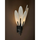 Applique murale Fredrick Ramond FR43100BGR Nerine en albâtre, finition graphite brossé