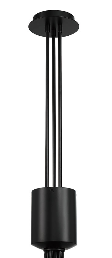 Eurofase 50256-013 Athena LED Chandelier in Matte Black