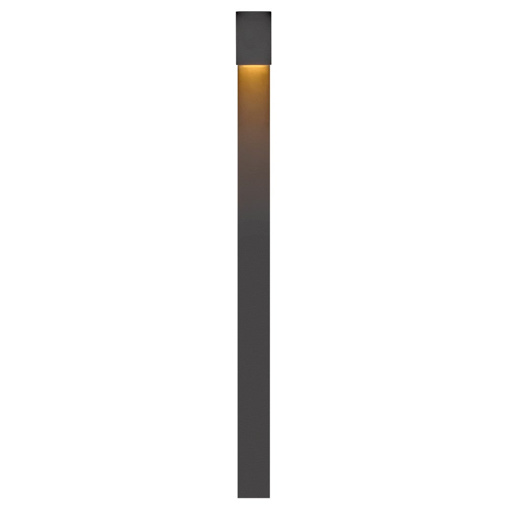 Borne lumineuse LED Atlantis 5518SK de Hinkley Lighting, finition noir satiné