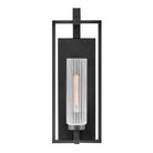 Lark 82104BK Stassi Wall Mount Lantern in Black