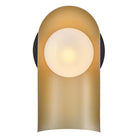 Lark 84230BK-LCB Zuri Wall Sconce in Black
