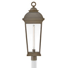 Hinkley Lighting 19691BLB Hawthorne Post Mount Lantern in Blackened Brass