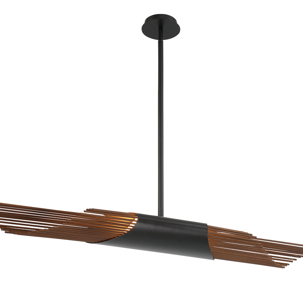 Eurofase 43866-014 Umura LED Linear Chandelier in Black