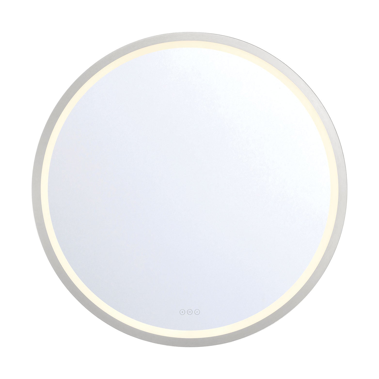 Eurofase 48977-029 Artell LED Round Mirror in Silver