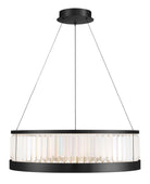 Eurofase 49352-023 Empra LED Cristal Suspendu en noir mat