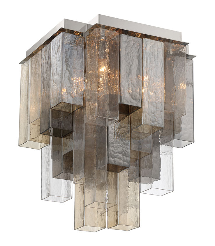 Eurofase 50314-010 Altesa LED Crystal Flush Mount in Chrome