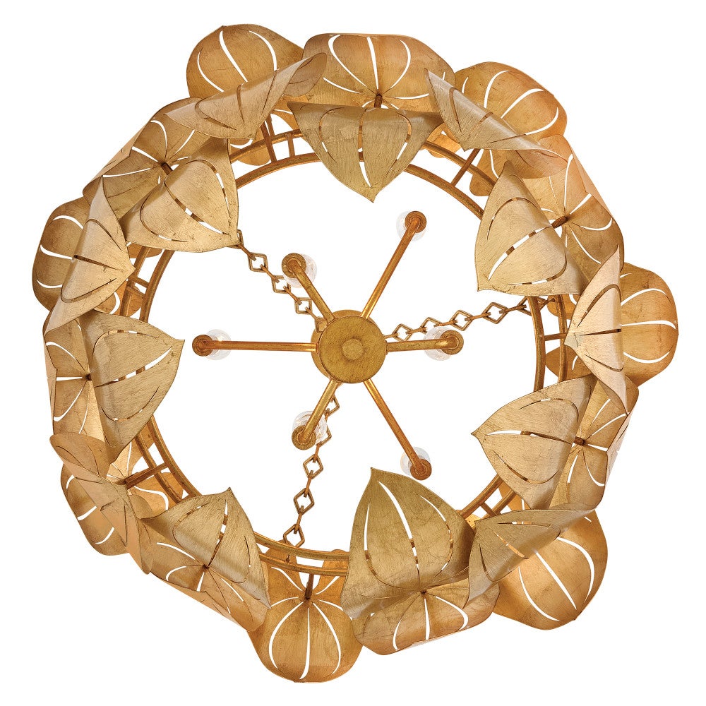 Fredrick Ramond FR47165DA Camille Botanique Suspension en laiton vieilli