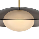 Lark 84447LCB Jace LED Pendant in Lacquered Brass