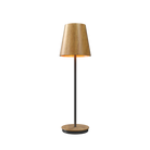 Accord Lighting 7078.09 Conical Accord Table Lamp in Louro Freijo