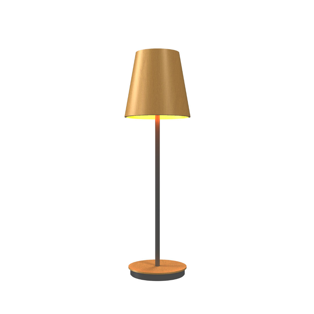 Accord Lighting 7078.49 Conical Accord Table Lamp in Organic Gold