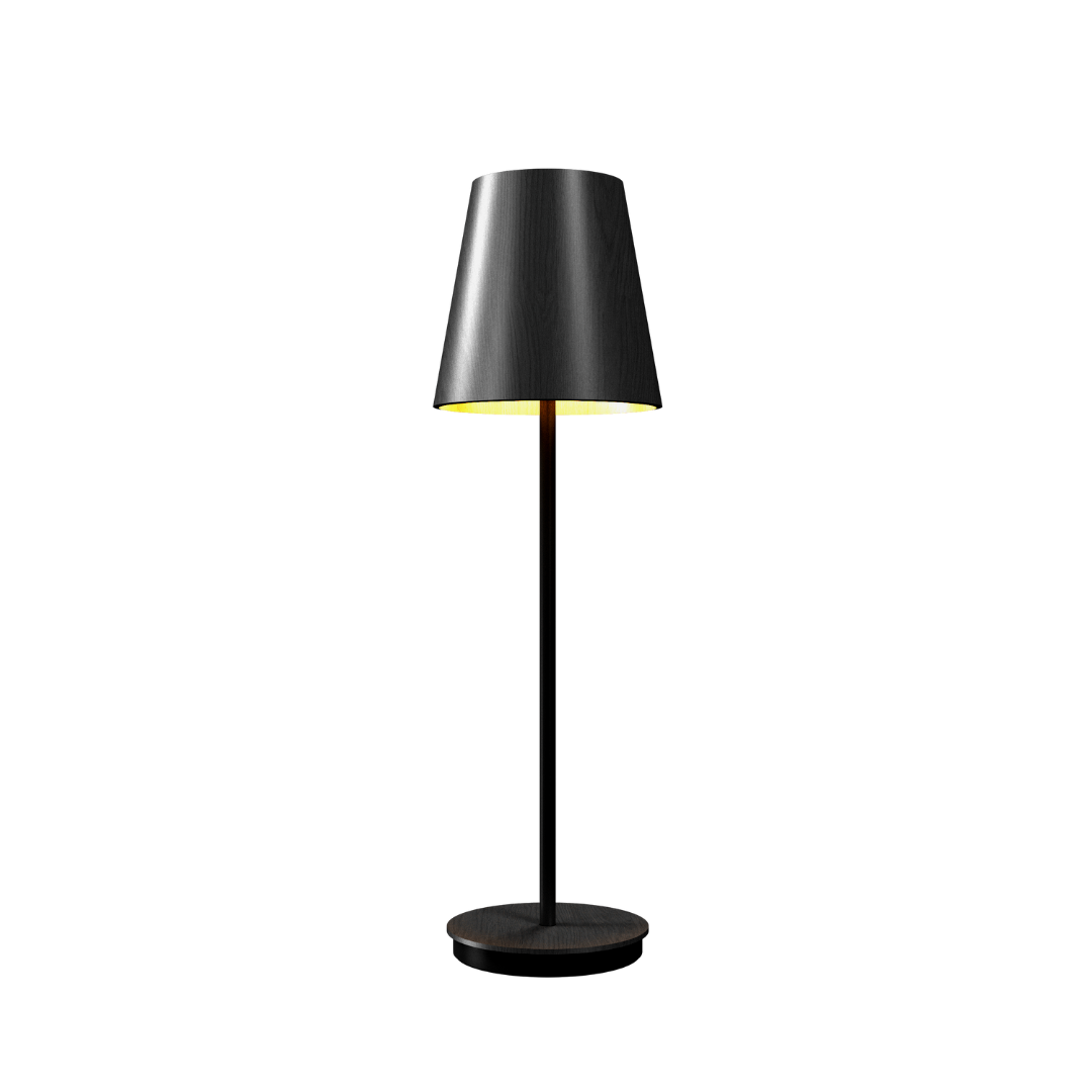 Accord Lighting 7078.50 Conical Accord Table Lamp in Organic Grey