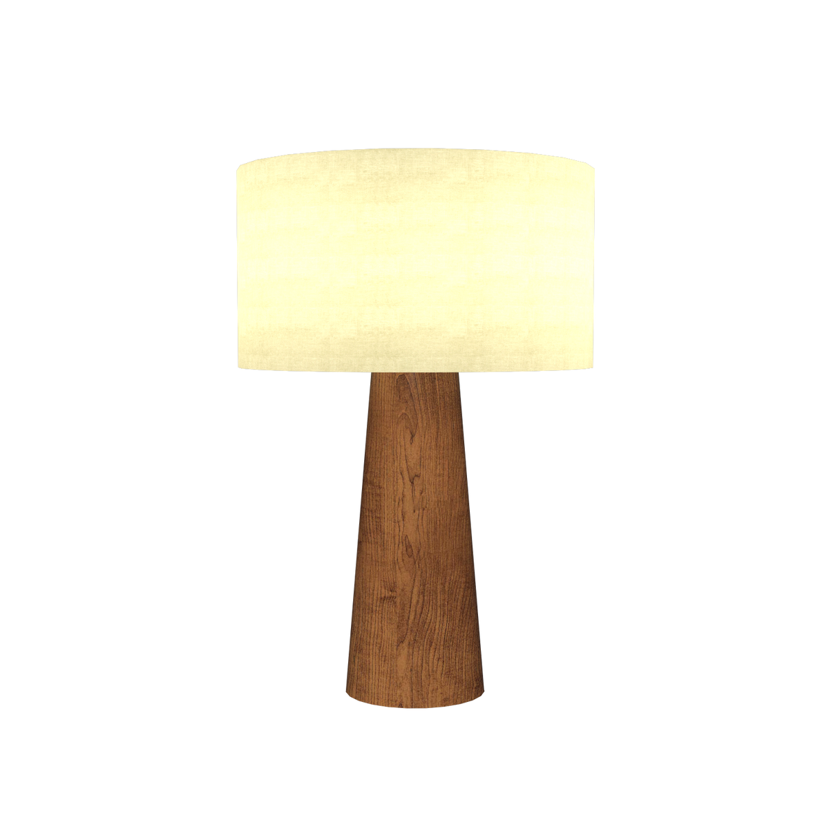 Accord Lighting 7094.06 Cylindrical Accord Table Lamp in Imbuia