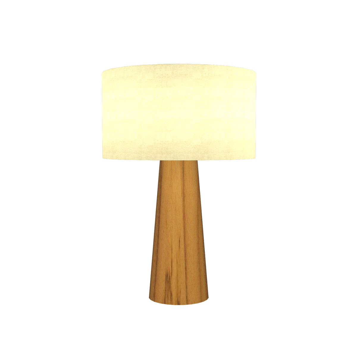Accord Lighting 7026.12 Conical Accord Table Lamp in Teak