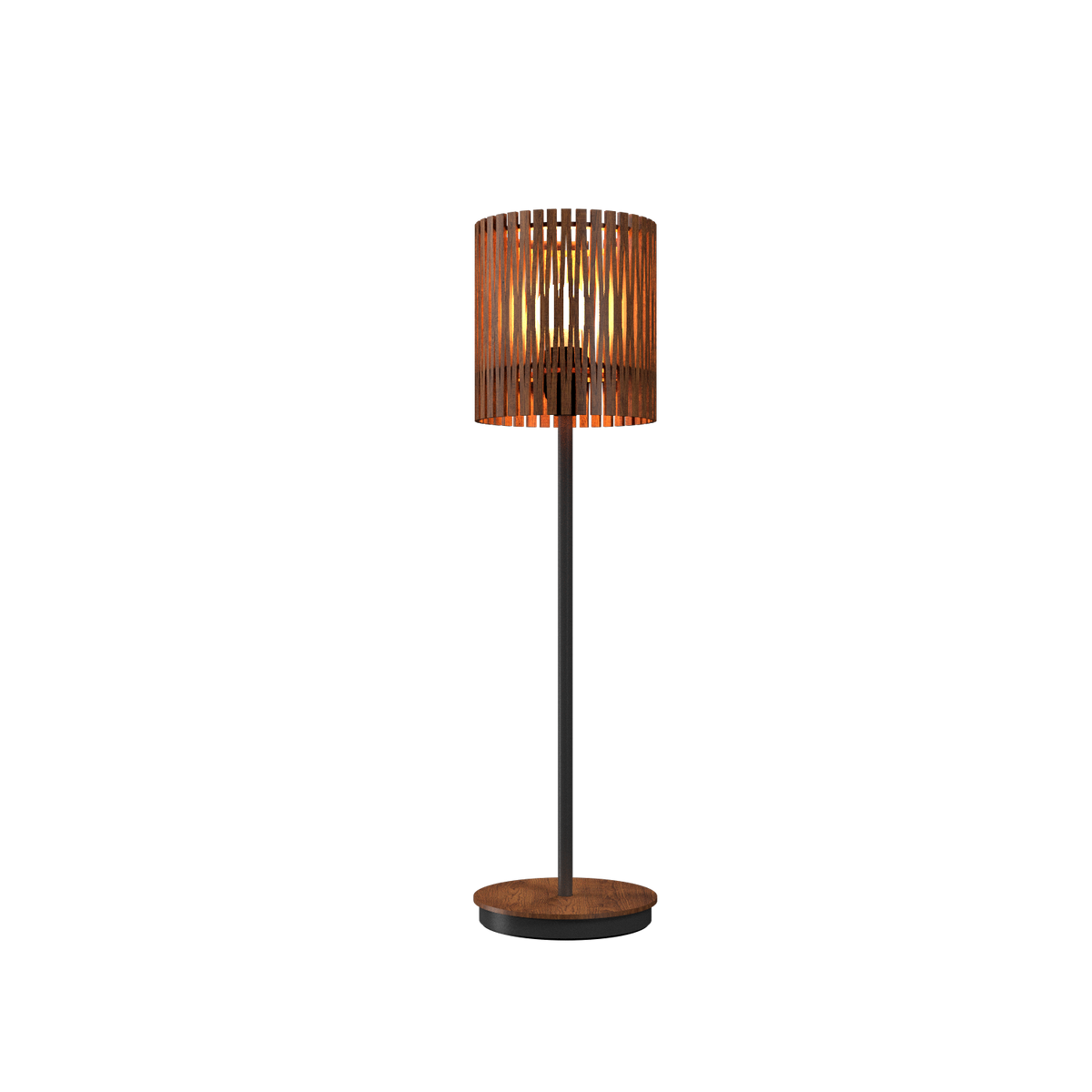 Accord Lighting 7087.06 LivingHinges Accord Table Lamp in Imbuia