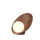 Accord Lighting 7102.06 Oyster Accord Table Lamp in Imbuia