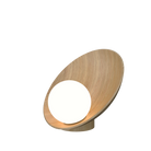 Accord Lighting 7102.09 Oyster Accord Table Lamp in Louro Freijo
