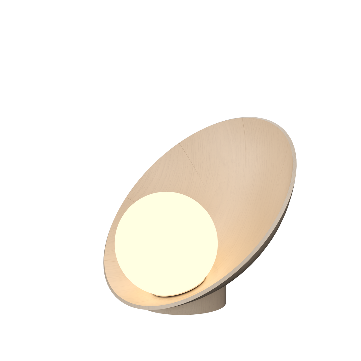 Accord Lighting 7102.48 Oyster Accord Table Lamp in Organic Cappuccino