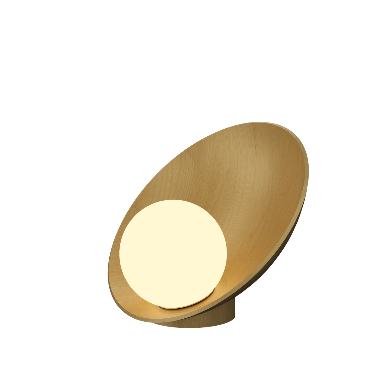 Accord Lighting 7102.49 Oyster Accord Table Lamp in Organic Gold