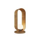 Accord Lighting 7064.09 Sfera Accord Table Lamp in Louro Freijo