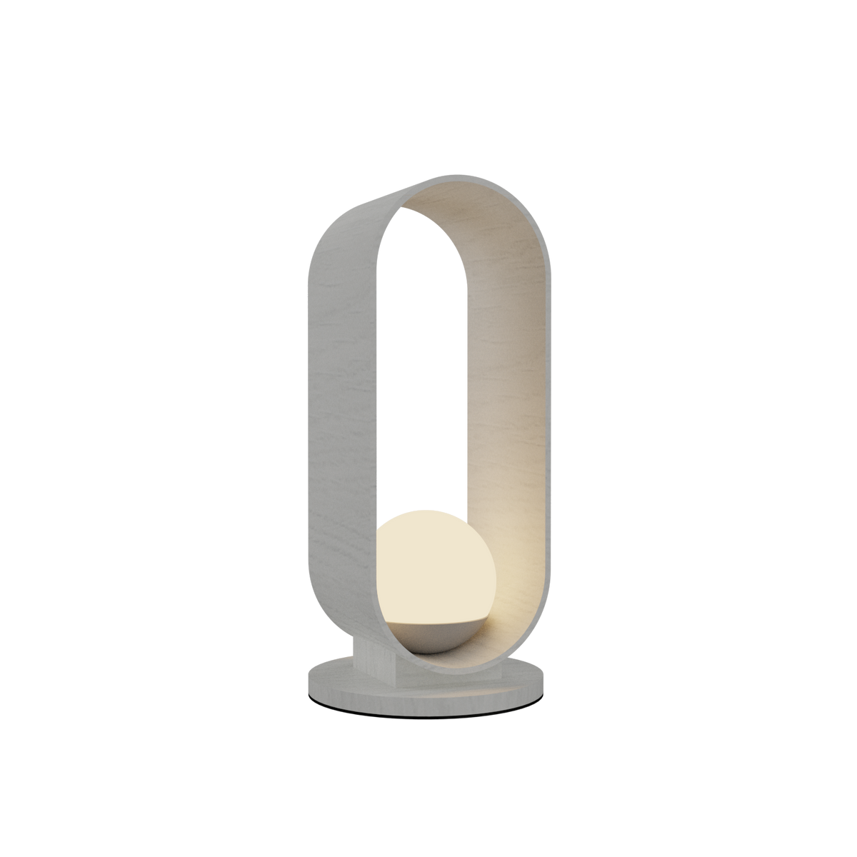 Accord Lighting 7064.47 Sfera Accord Table Lamp in Organic White