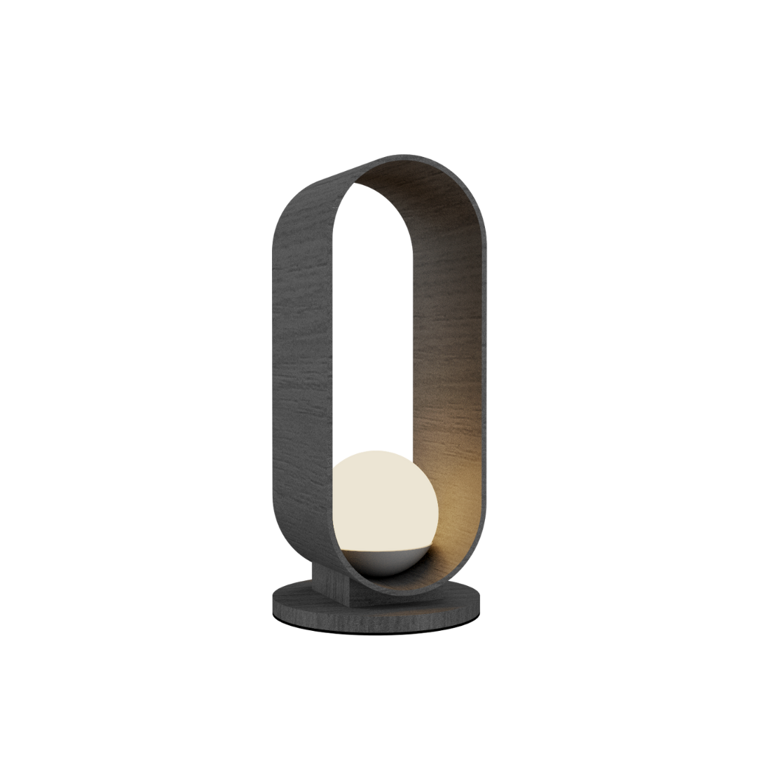 Accord Lighting 7064.50 Sfera Accord Table Lamp in Organic Grey