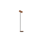 Accord Lighting 3065.06 Cylindrical Accord Floor Lamp in Imbuia