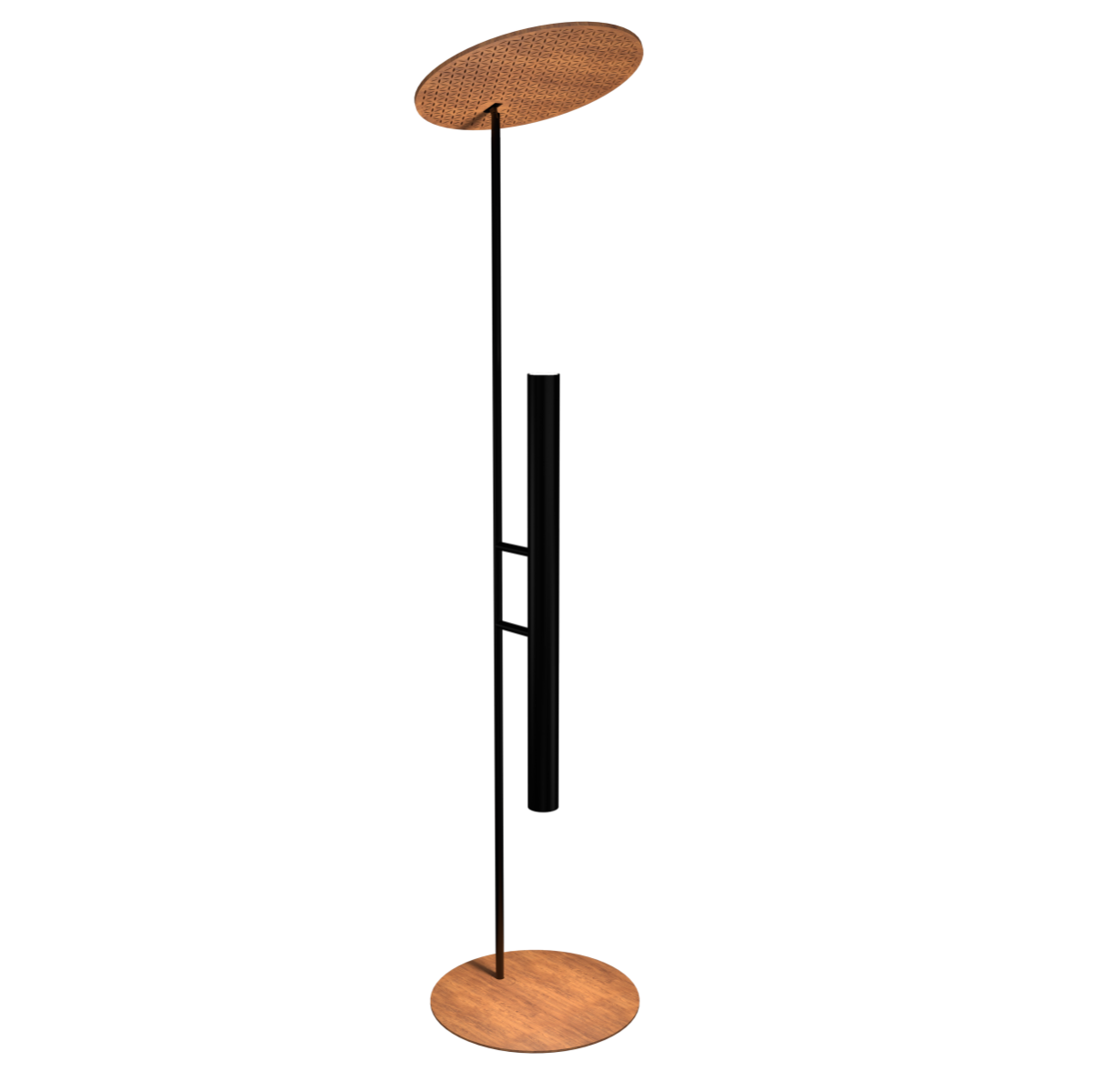 Accord Lighting 3066.06 Harmony Accord Floor Lamp in Imbuia