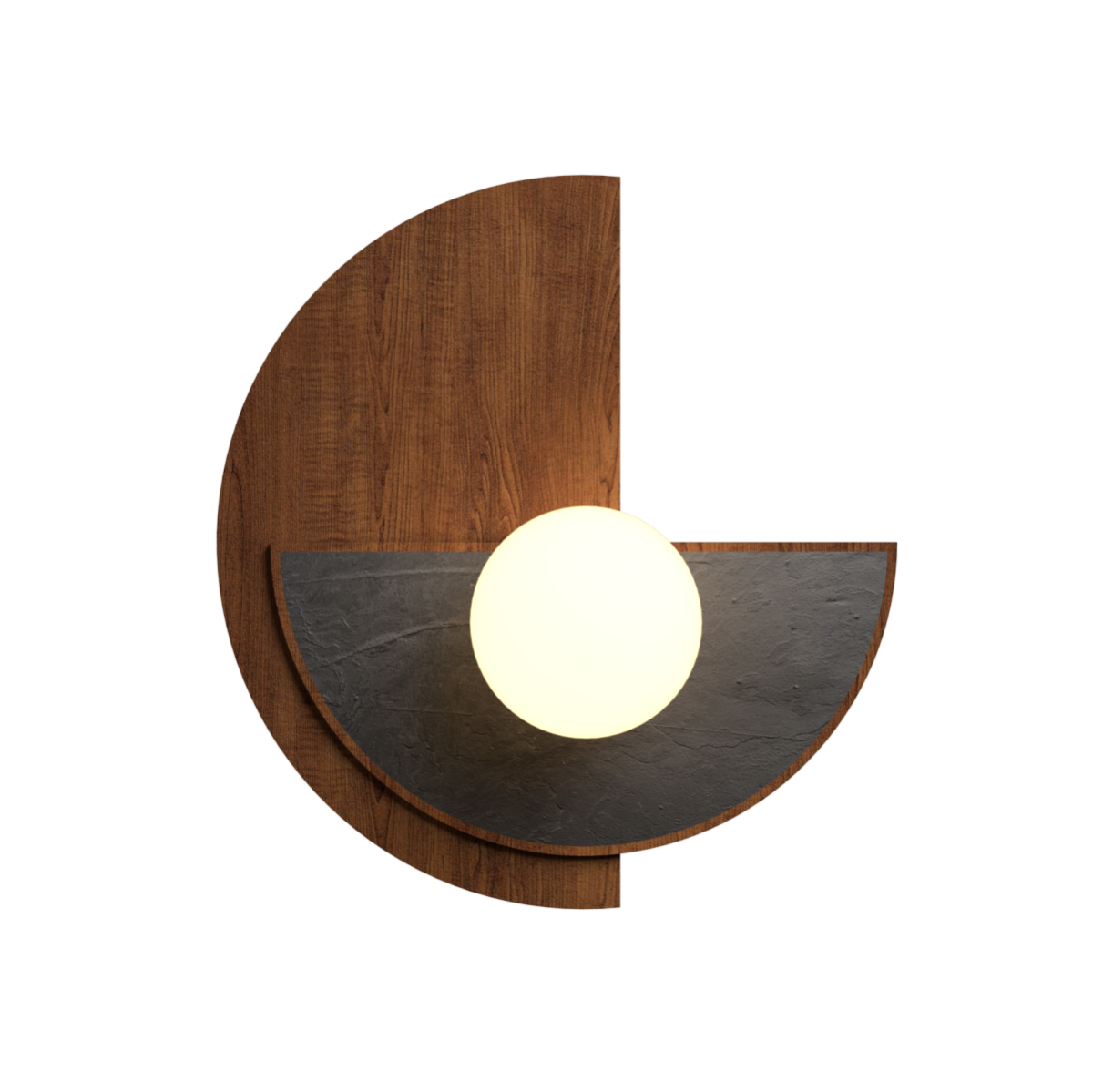 Applique murale Accord Lighting 4253.06 Petra Accord en Imbuia