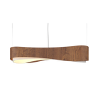 Accord Lighting 1653LED.06 Meandro Accord Pendant in Imbuia