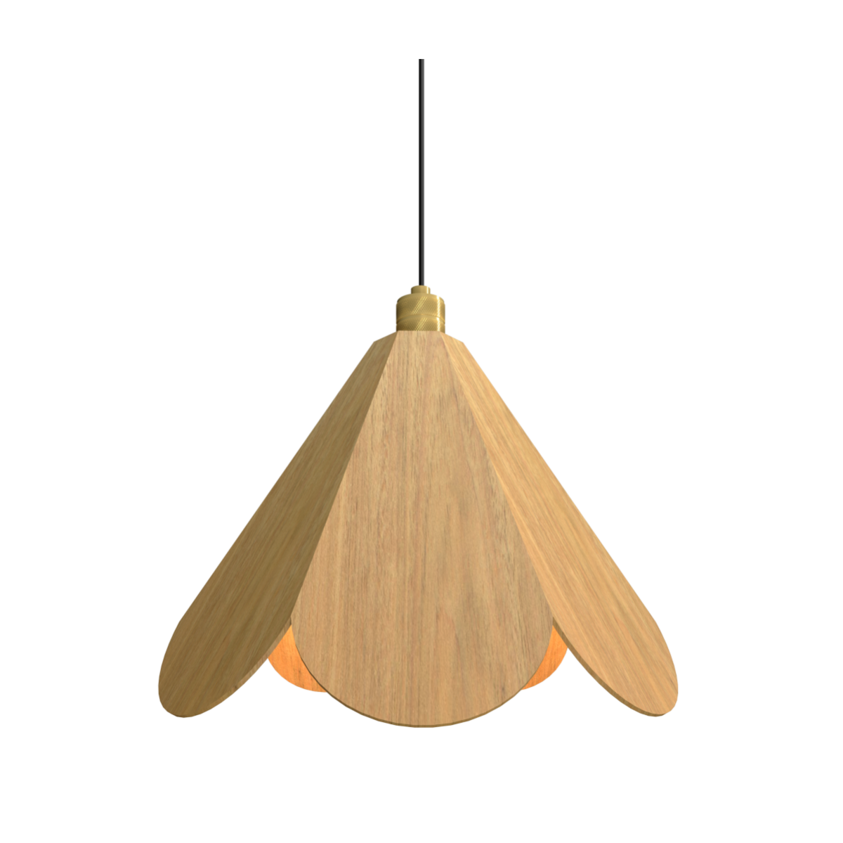 Accord Lighting 1656.09 Aura Accord Pendant in Louro Freijo