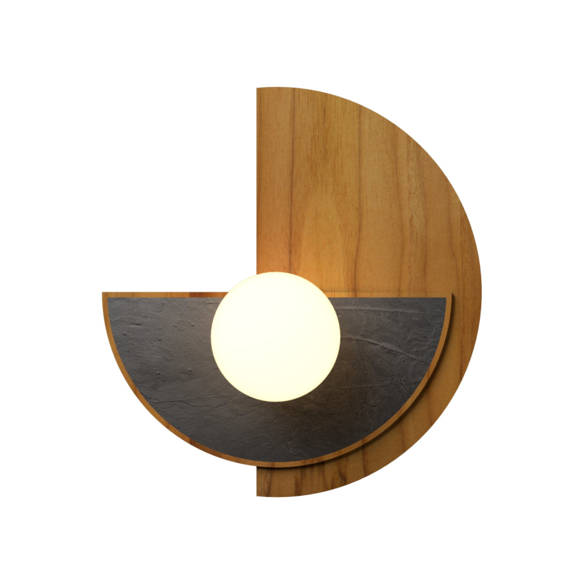 Accord Lighting 4257.12 Petra Accord Wall Lamp in Teak