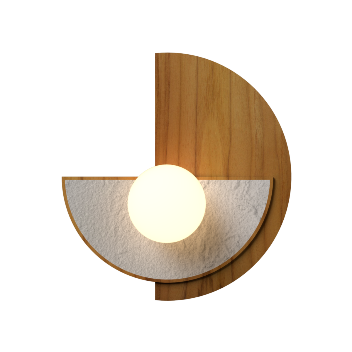 Accord Lighting 4256.12 Petra Accord Wall Lamp in Teak
