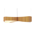 Accord Lighting 1653LED.12 Meandro Accord Pendant in Teak
