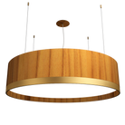 Accord Lighting 1550.12 Cylindrical Accord Pendant in Teak