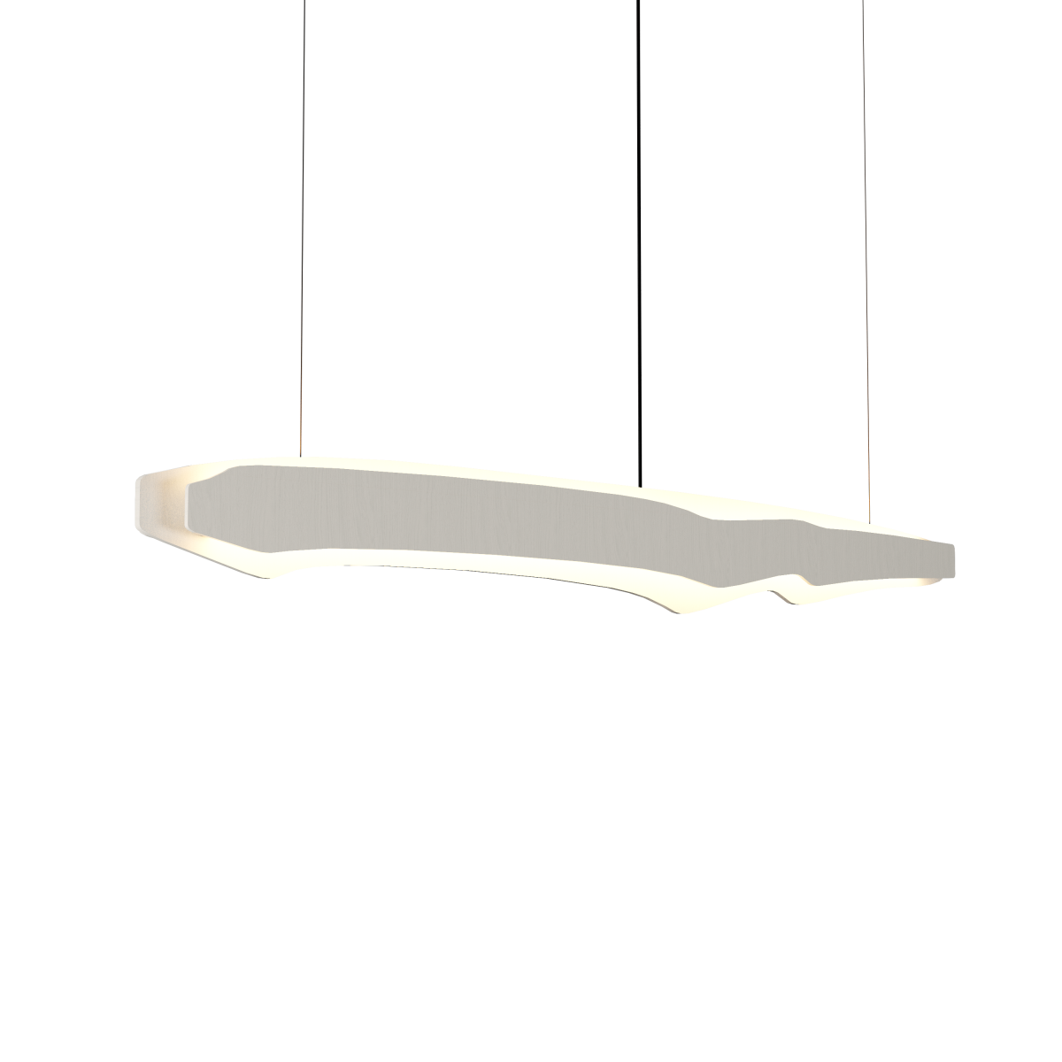 Accord Lighting 1470LED.47 Horizon Accord Suspension en blanc biologique