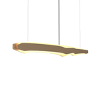 Accord Lighting 1470LED.48 Horizon Accord Suspension dans un cappuccino bio