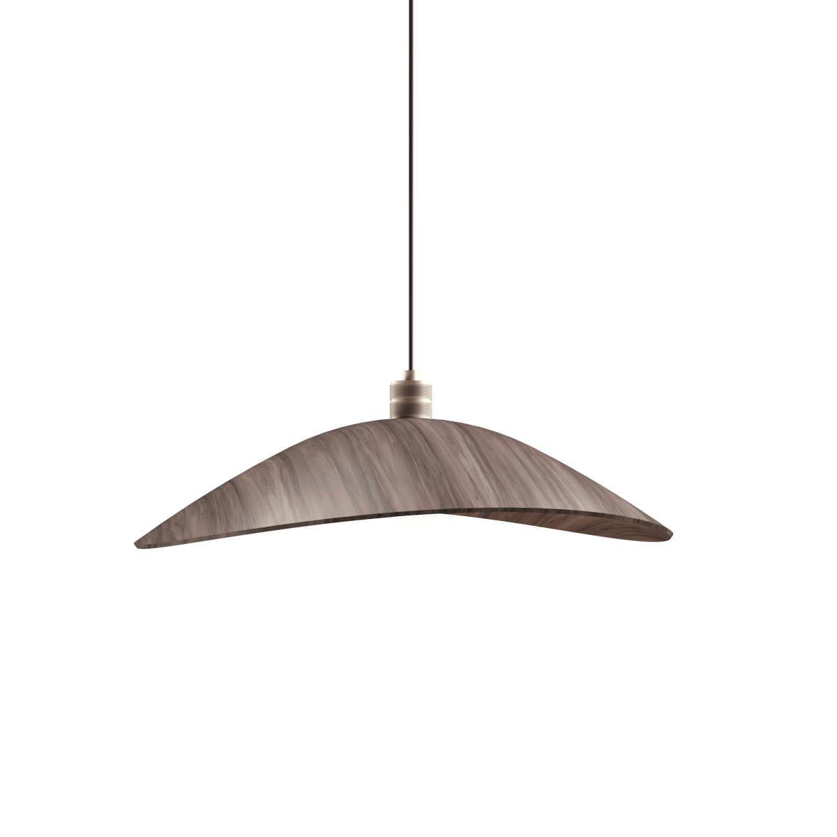 Accord Lighting 1546.18 Oyster Accord Suspension en noyer américain