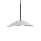 Accord Lighting 1547.47 Oyster Accord Pendant in Organic White
