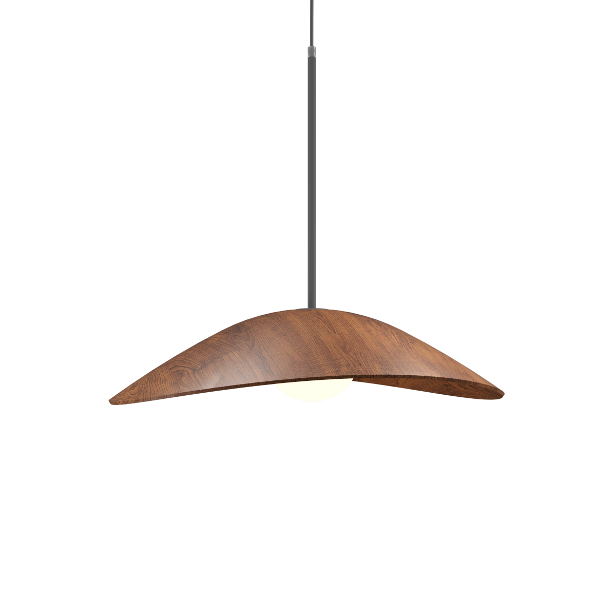 Accord Lighting 1547.06 Oyster Accord Pendant in Imbuia