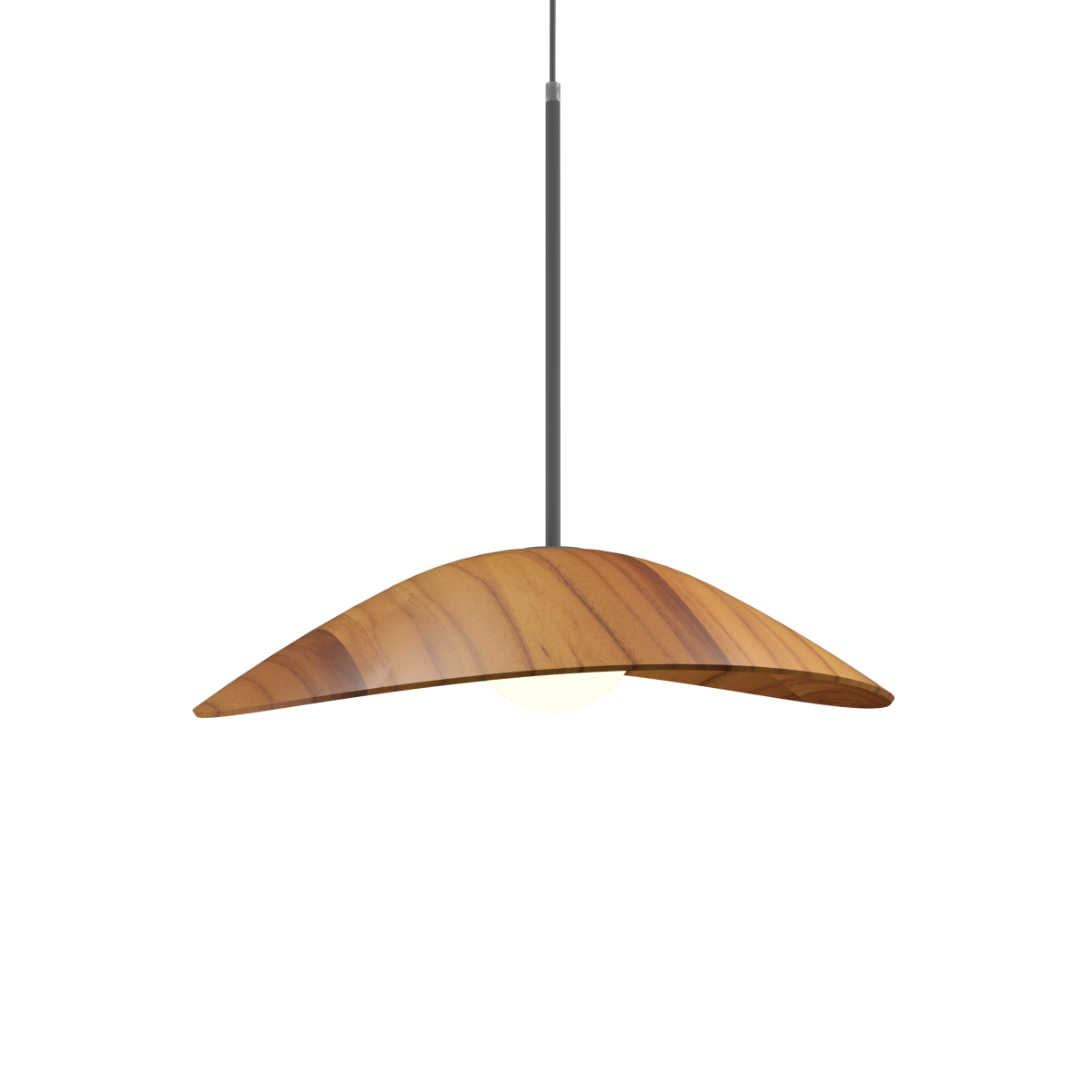 Accord Lighting 1547.12 Oyster Accord Pendant in Teak