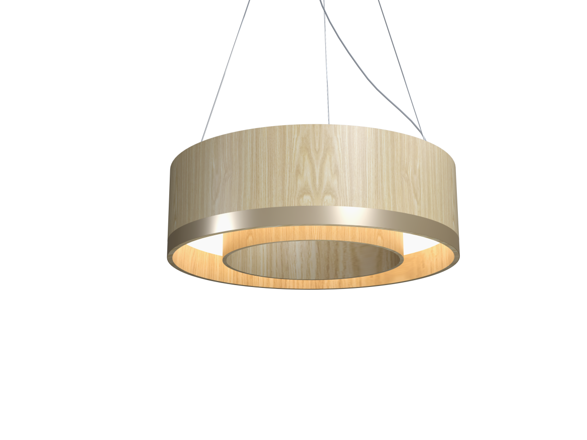 Accord Lighting 1558LED.45 Cylindrical Accord Pendant in Sand