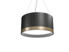 Accord Lighting 1560.44 Cylindrical Accord Pendant in Charcoal