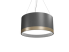 Accord Lighting 1560.50 Cylindrical Accord Pendant in Organic Grey