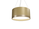 Accord Lighting 1560.49 Cylindrical Accord Pendant in Organic Gold