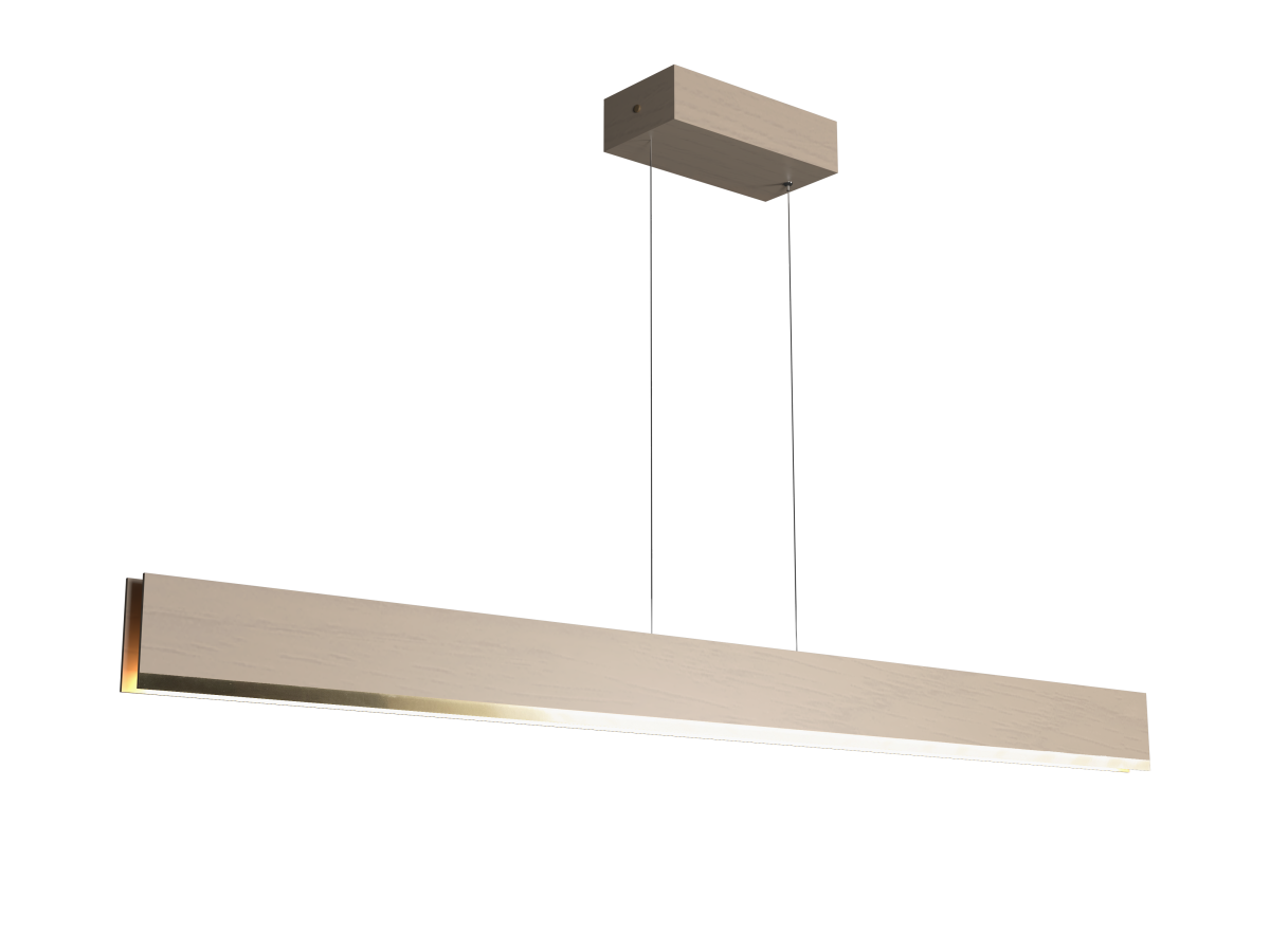 Accord Lighting 1569LED.48 Clean Accord Suspension dans un cappuccino bio