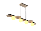 Accord Lighting 1577.48 Luna Accord Pendant in Organic Cappuccino