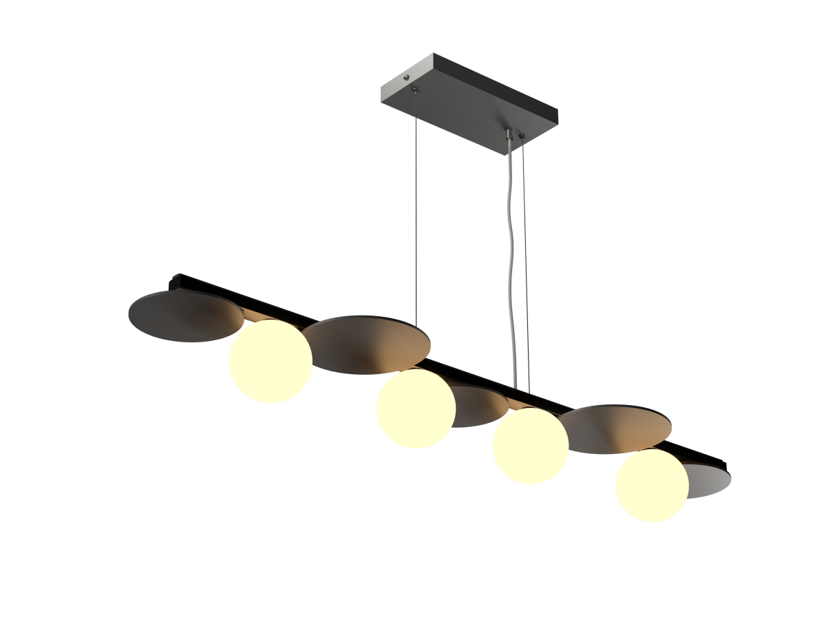 Accord Lighting 1577.50 Luna Accord Pendant in Organic Grey