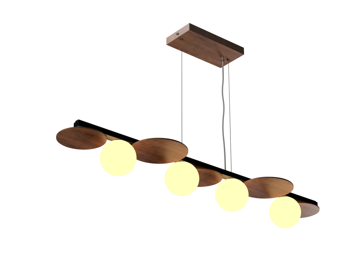 Accord Lighting 1577.06 Luna Accord Pendant in Imbuia