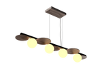Accord Lighting 1577.18 Luna Accord Pendant in American Walnut